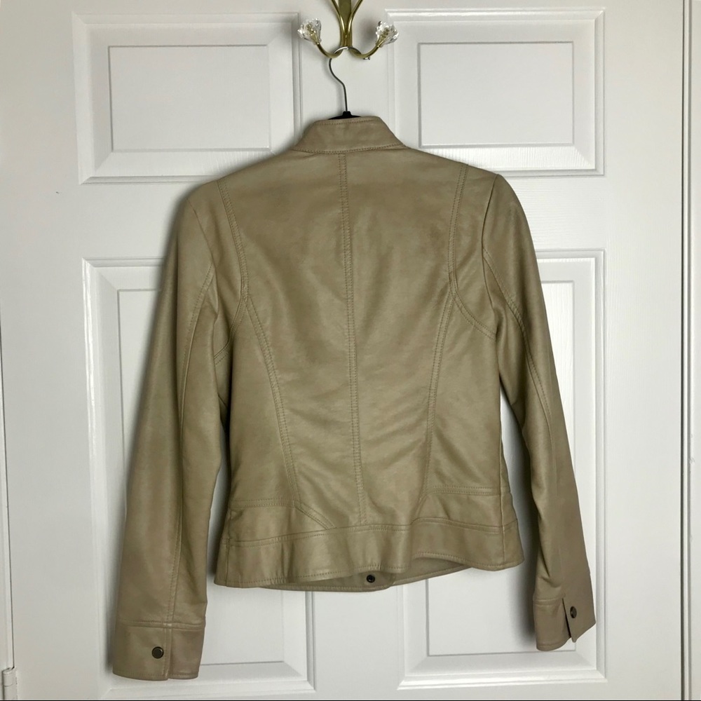 Bernardo Tan Vegan Leather Jacket - Picture 3 of 4